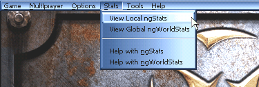 How to View your ngStats from within UT